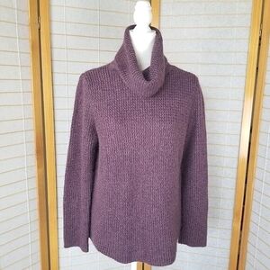 Cowl Neck Sweater Soft Mohair Blend Linden Hill Size Medium